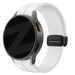 Bandz Samsung Galaxy Watch 6 Classic 47mm D-Schnalle Silikonarmband (Weiß)
