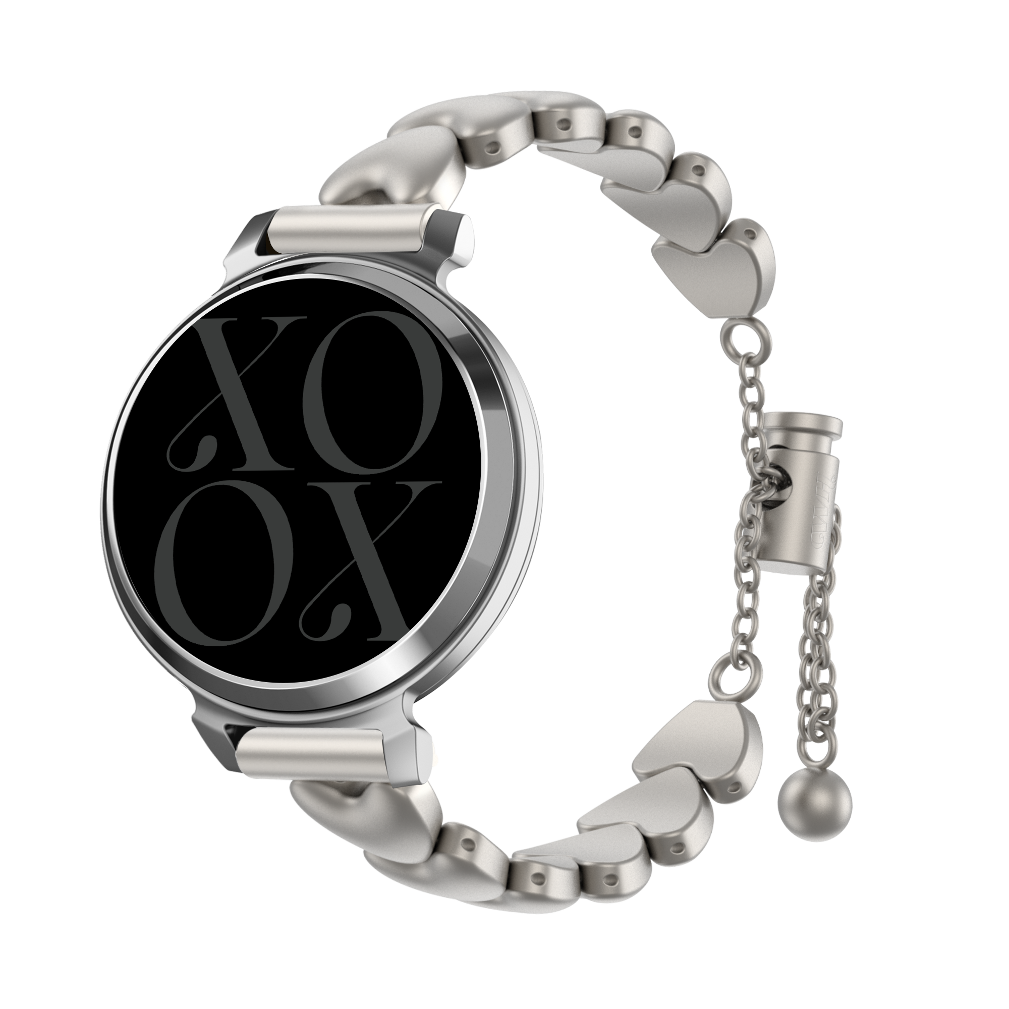 xoxo Wildhearts Garmin Lily 2 Stahlarmband 'Hearts' (Polarstern)
