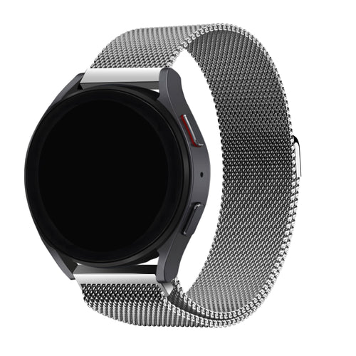 BALR Samsung Galaxy Watch 46mm Milanese Armband (Silber)