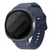Samsung Galaxy Watch 8 - 40mm Wave Silikonarmband (Dunkel Blau)