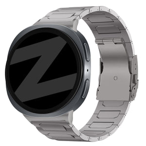 Bandz Samsung Galaxy Watch 8 Classic Titanium Strap 'Deluxe' (Titanium)