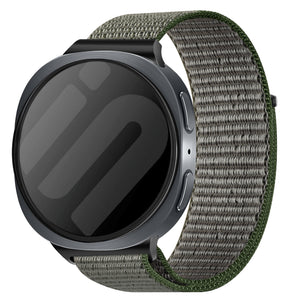Samsung Galaxy Watch 8 - 44mm Nylonarmband (Olivgrün)