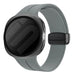 Samsung Galaxy Watch 9 - 44mm D-Schnalle Silikonarmband (Dunkelgrau)