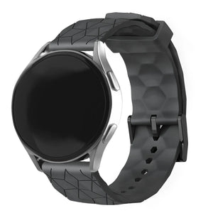 Suunto vertikales Silikonarmband mitHexa -Armband (schwarz)