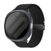 Samsung Galaxy Watch 8 Classic Geflochtenes Armband mit P-Schnalle (Schwarz)