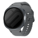 Samsung Galaxy Watch 8 - 40mm Wave Silikonarmband (Dunkel Grau)