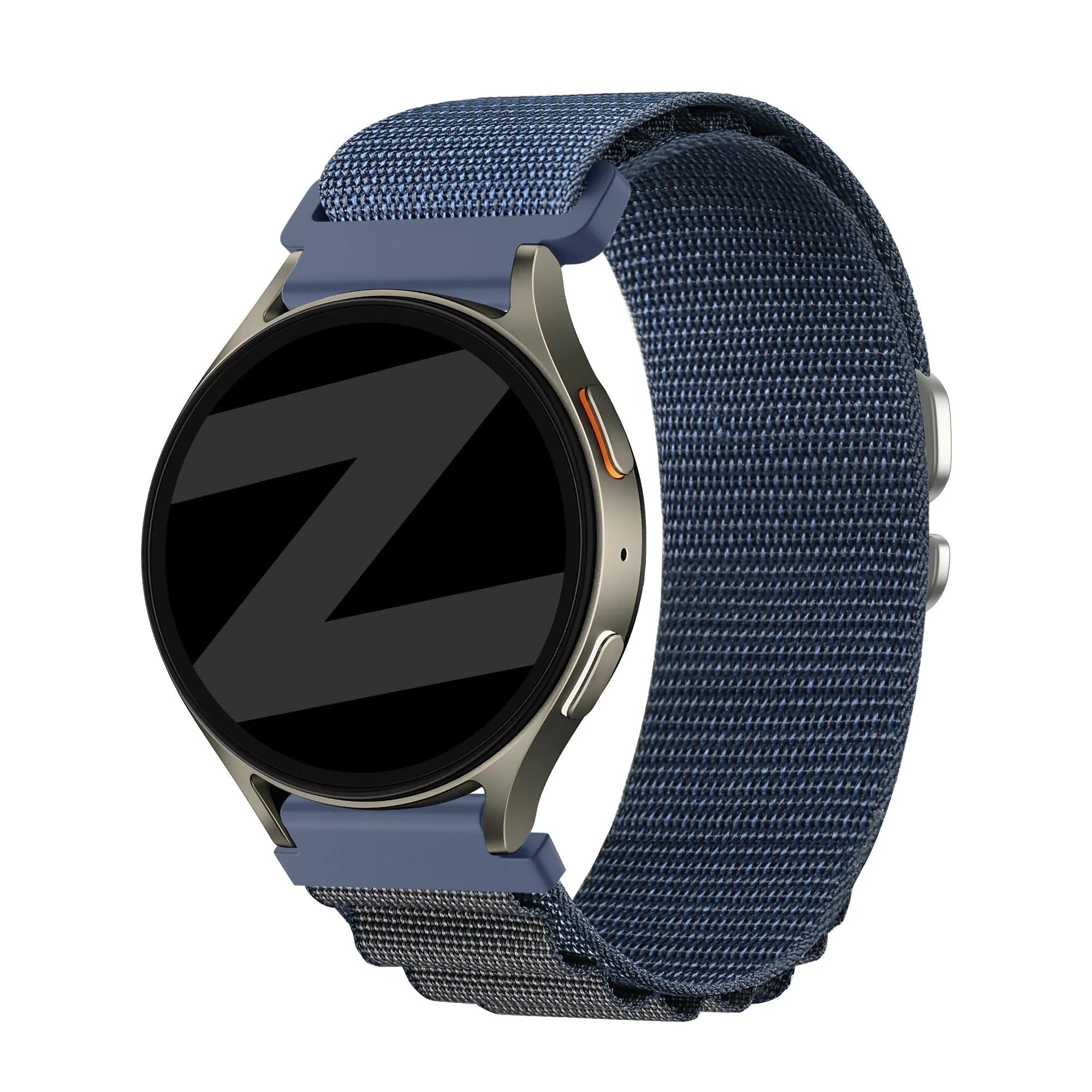 Bandz Amazfit Bip 3 (Pro) Alpine Nylonarmband (Grau-Blau)