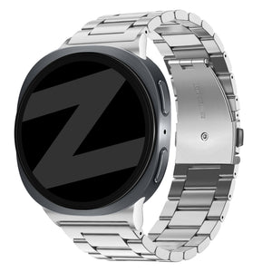 Bandz Samsung Galaxy Watch 8 - 40mm Stahlarmband 'Classic' (Silber)