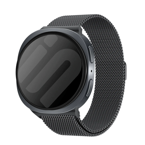 Samsung Galaxy Watch 8 - 44mm Milanese Armband (Space Grau)