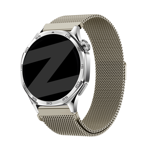 Bandz Xiaomi Mi Watch 'One Push' Milanese Armband (Titan)