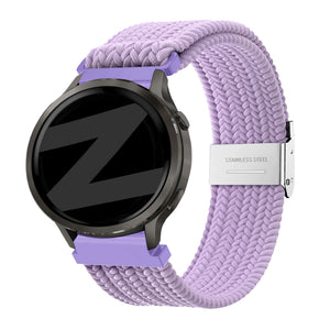 Bandz Garmin Forerunner 70 Gewebtes Nylonarmband (Hell Lila)