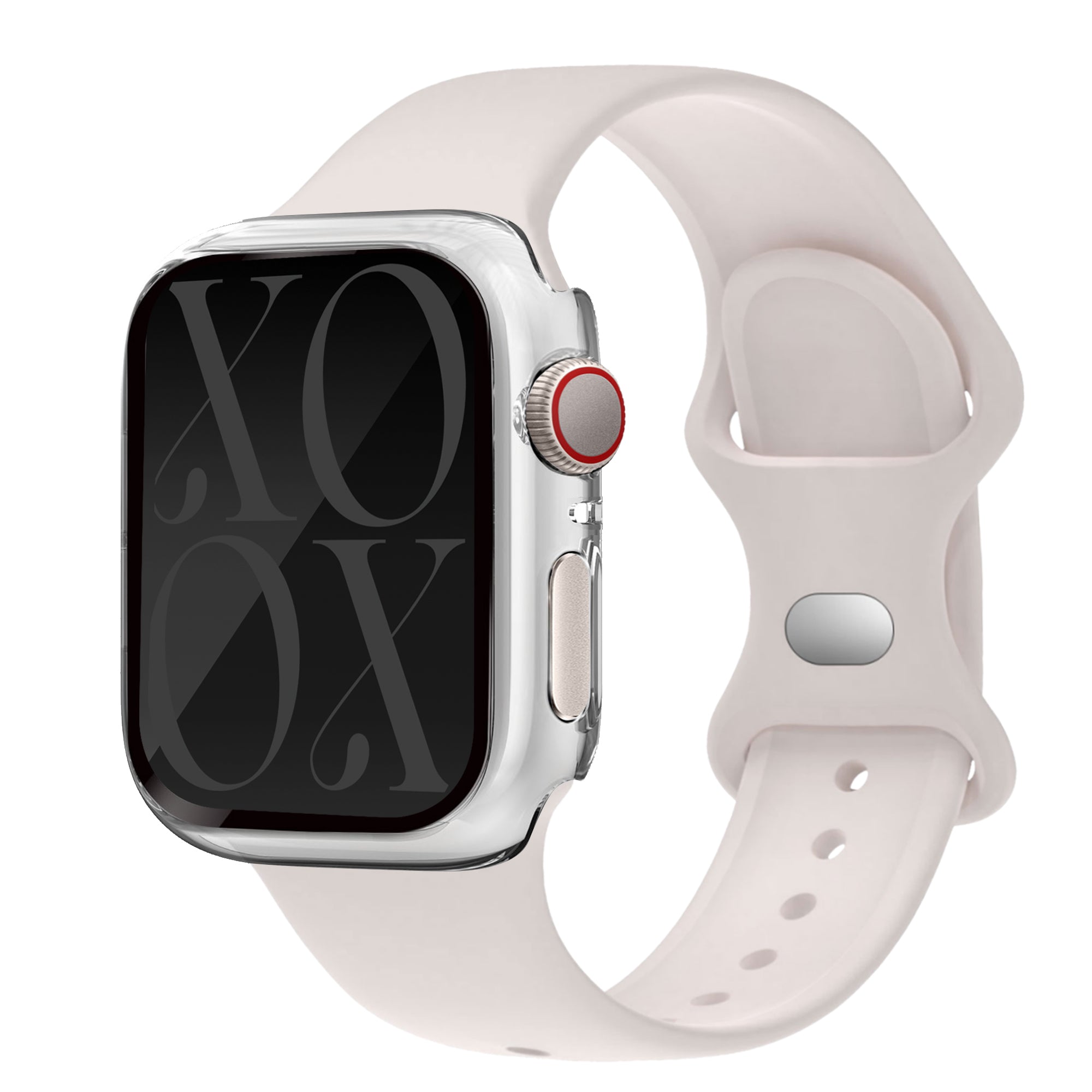 xoxo Wildhearts Apple Watch Hülle - Transparent