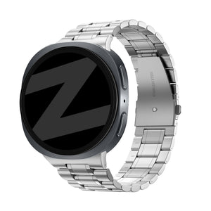 Bandz Samsung Galaxy Watch 8 Classic Steel Strap 'Deluxe' (Silver)