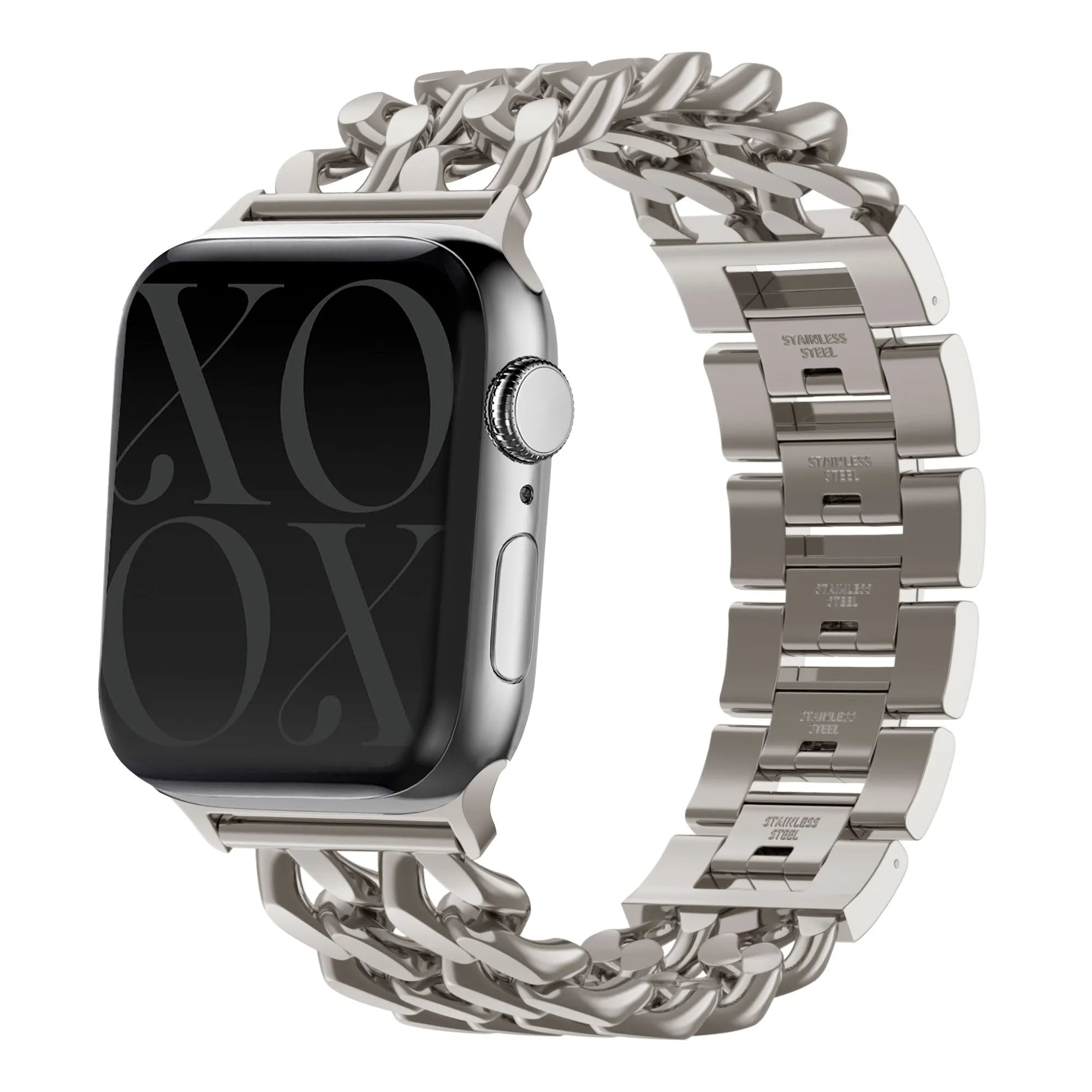 xoxo Wildhearts Apple Watch Stahlarmband - Ketten-Armband (Starlight) - 38/40/41/42mm