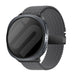 Samsung Galaxy Watch 9 - 44mm Geflochtenes Armband mit P-Schnalle (Dunkelgrau)