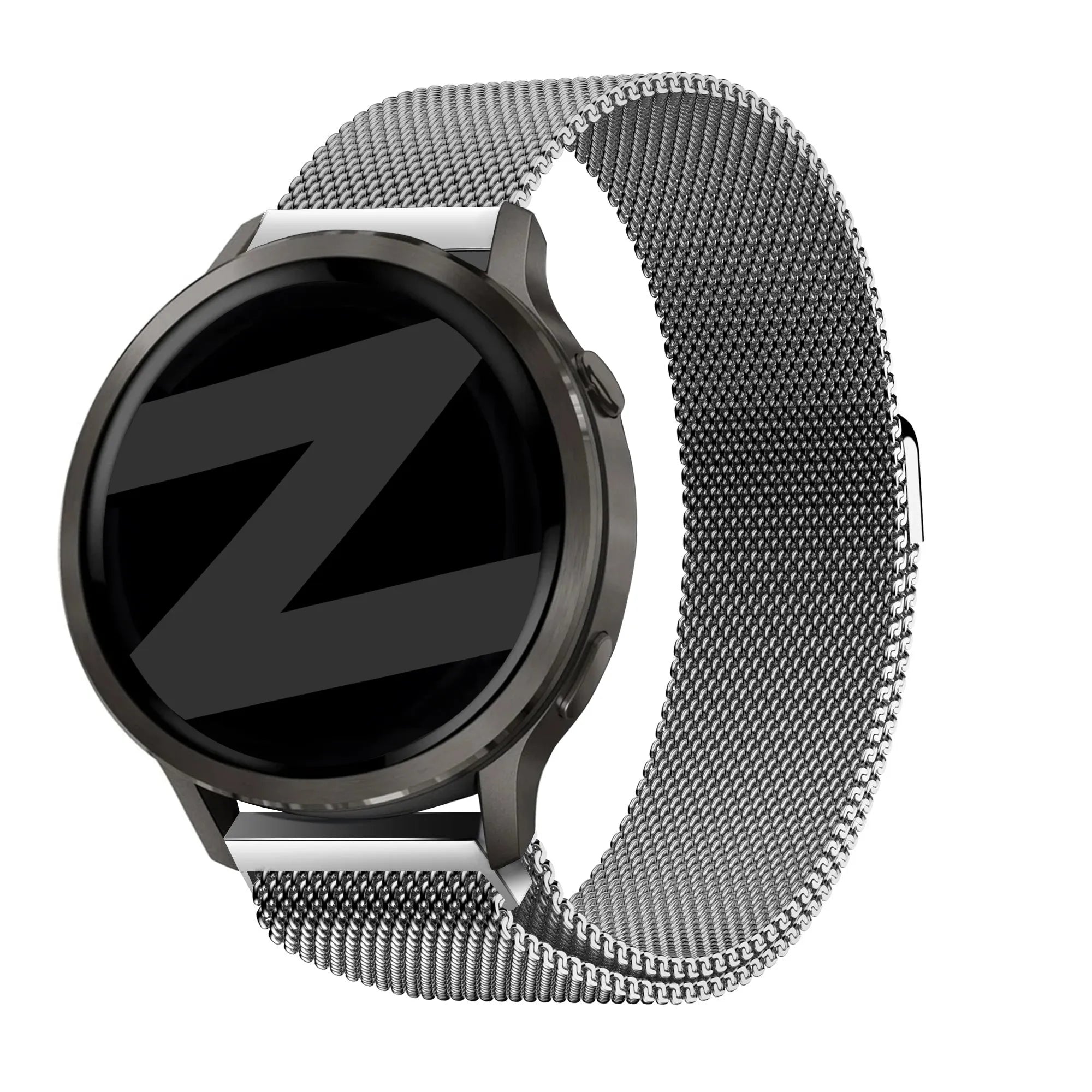 Bandz Garmin Forerunner 265s Milanese Loop Armband (Silber)