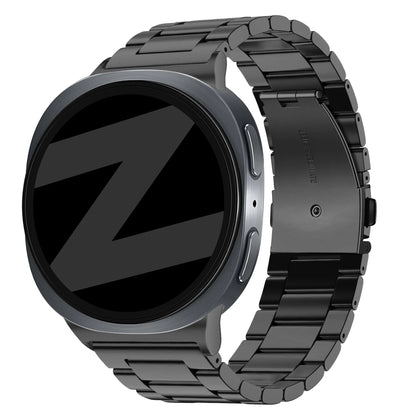 Bandz Samsung Galaxy Watch 9 - 44mm Stahlarmband 'Classic' (Schwarz)