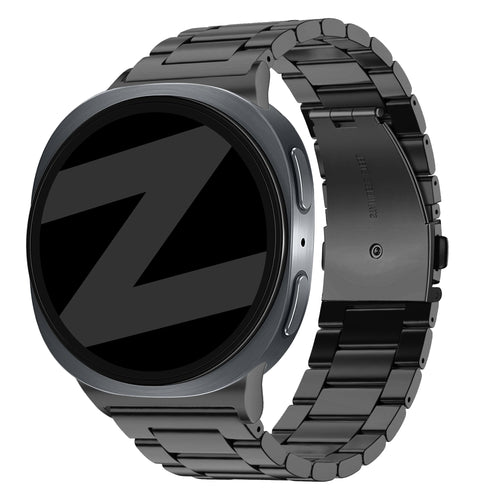 Bandz Samsung Galaxy Watch 8 - 44mm Stahlarmband 'Classic' (Schwarz)