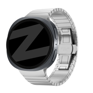 Bandz Samsung Galaxy Watch 9 - 44mm Stahlarmband 'One Bead' (Silber)