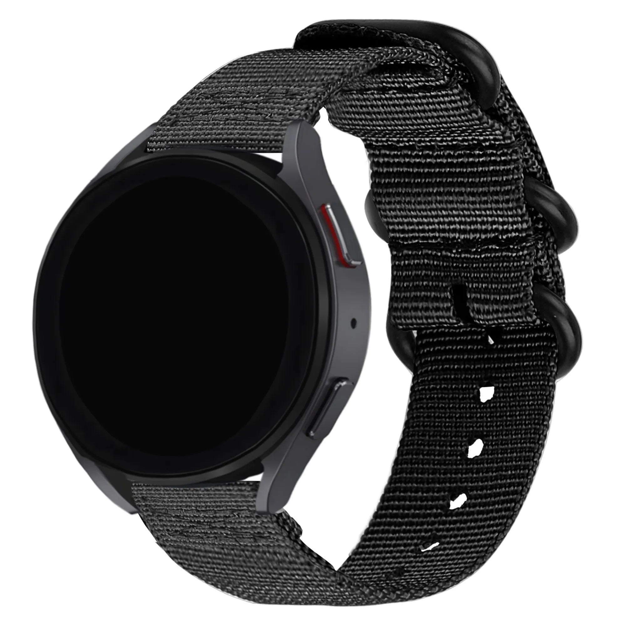 BALR Polar Grit X Nylonarmband mit Schnalle (Schwarz)