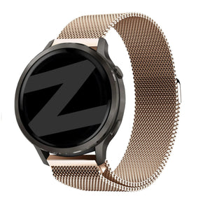 Bandz Garmin Forerunner 265s Milanese Loop Armband (Roségold)