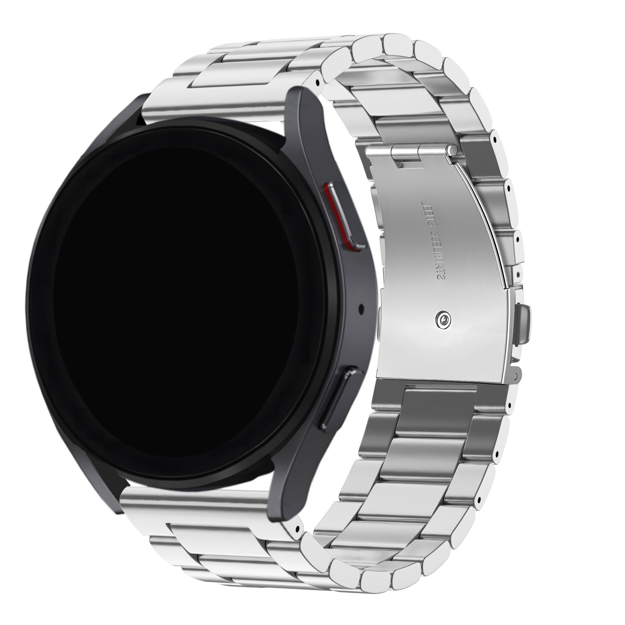 BALR Samsung Galaxy Watch 4 44mm Stahl Gliederarmband (Silber)