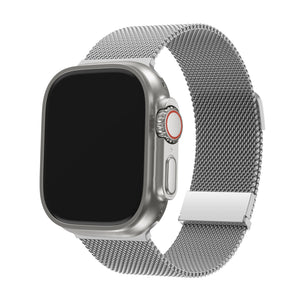 BALR Apple Watch Ultra Milanese Armband (Silber)