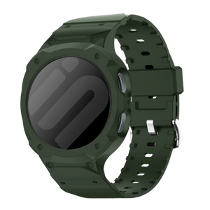 Samsung Galaxy Watch 8 - 44mm TPU Armband mit integrierter Hülle (Grün)