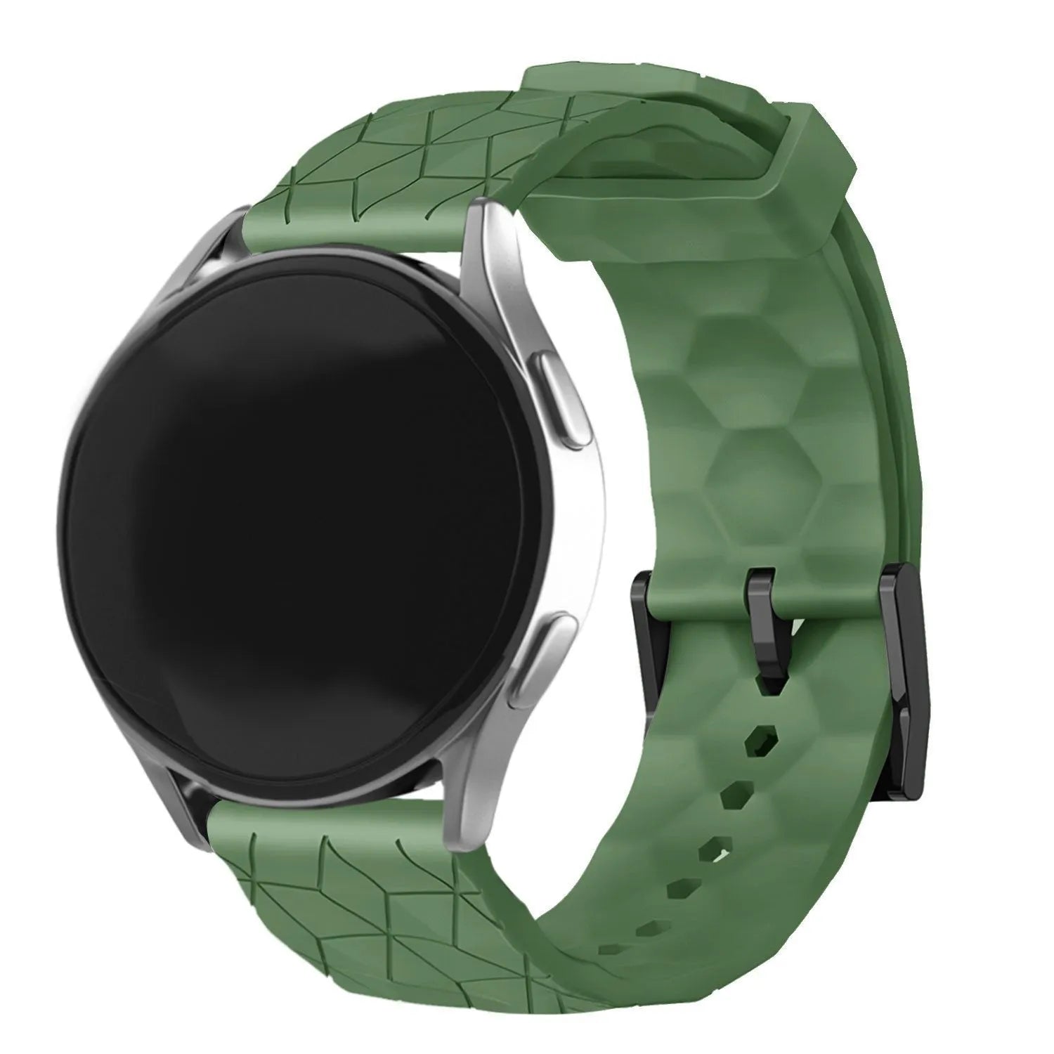 Suunto 9 Peak Pro Silikonarmband Sechseck (Armeegrün)