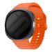Samsung Galaxy Watch 9 - 44mm Wave Silicone Strap (Orange)