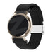 Bandz Pebble Round 2 - 14mm Gewebtes Nylonarmband (Schwarz)