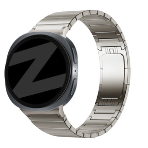 Bandz Samsung Galaxy Watch 8 Classic Titanarmband 'One Bead' (Titan)