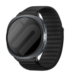 Samsung Galaxy Watch 8 Classic Wave Nylonarmband (Schwarz)
