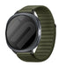 Samsung Galaxy Watch 8 Classic Wave Nylonarmband (Dunkel Grün)