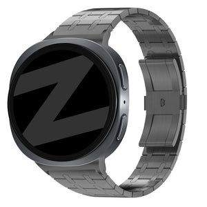 Bandz Samsung Galaxy Watch 8 - 40mm Stahlarmband 'Royal' (Schwarz)