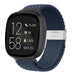 Fitbit Versa 3 verstellbares geflochtenes Armband (Dunkelblau)