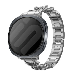 Samsung Galaxy Watch 8 - 44mm Steel Chain Strap (Silver)