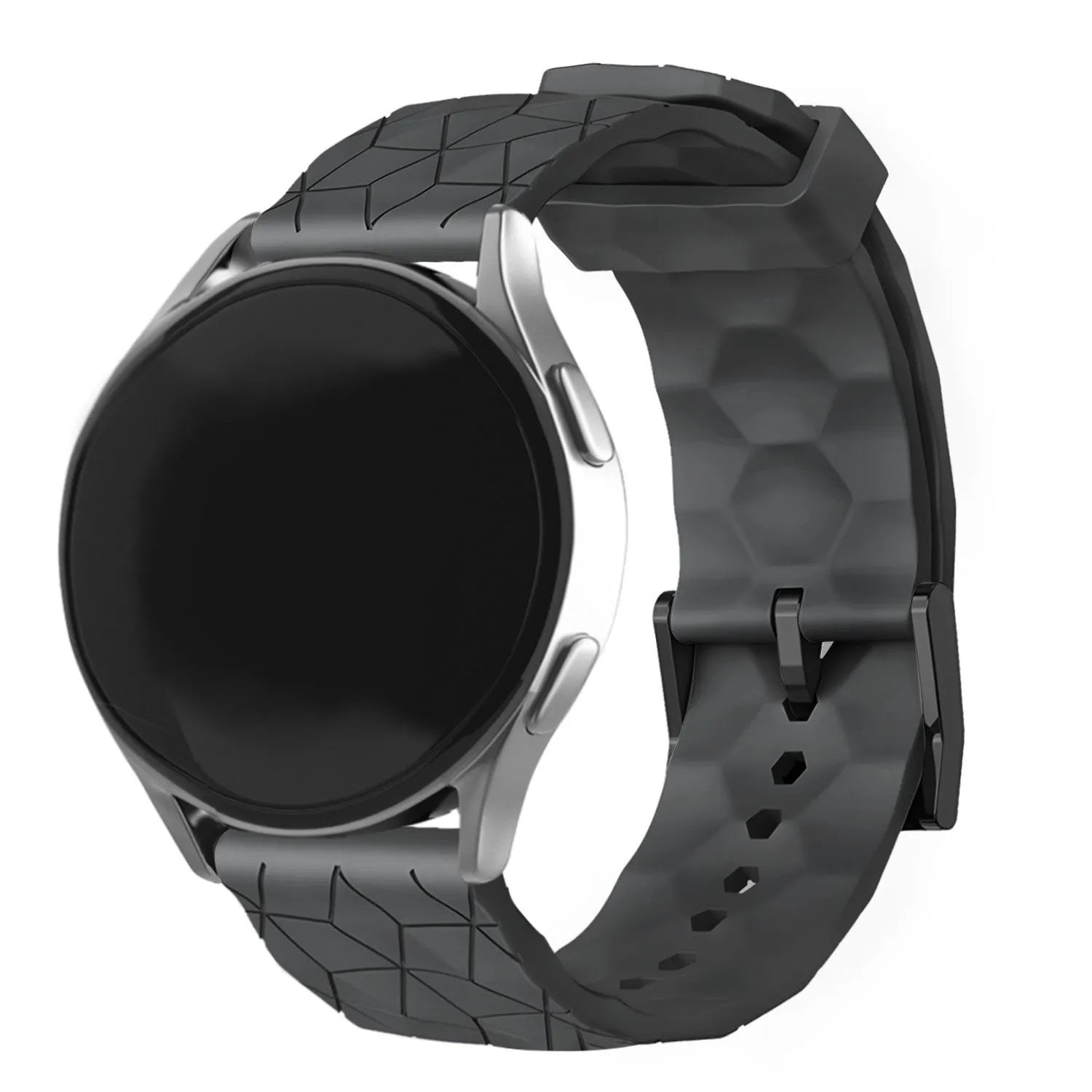 Oppo Watch X2 Silikon Hexa Armband (Schwarz)