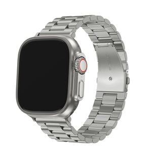 Titanium Strap, on a watch, 3/4 front view