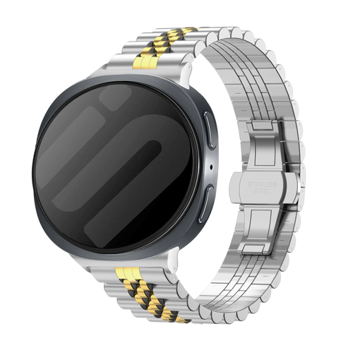 Samsung Galaxy Watch 8 Classic Jubilee Steel Strap (Silver/Gold)