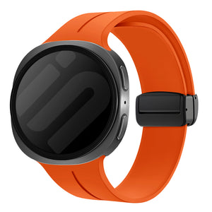 Samsung Galaxy Watch 8 Classic D-Schnalle Silikonarmband (Orange)