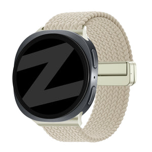 Bandz Samsung Galaxy Watch 8 Classic Magnetisches Geflochtenes Armband (Polarstern)