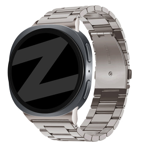 Bandz Samsung Galaxy Watch 8 - 44mm Stahlarmband 'Classic' (Titan)