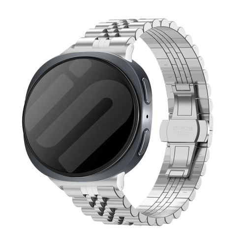 Samsung Galaxy Watch 8 Classic Jubilee Stahlarmband (Silber)