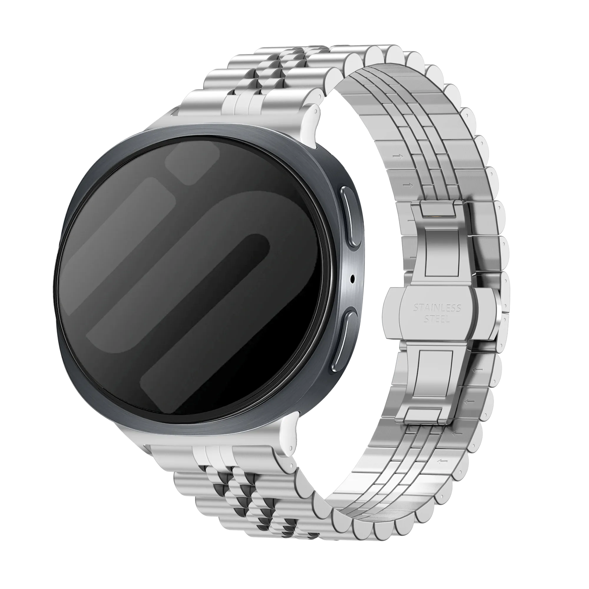 Samsung Galaxy Watch 8 - 40mm Jubilee Stahlarmband (Silber)