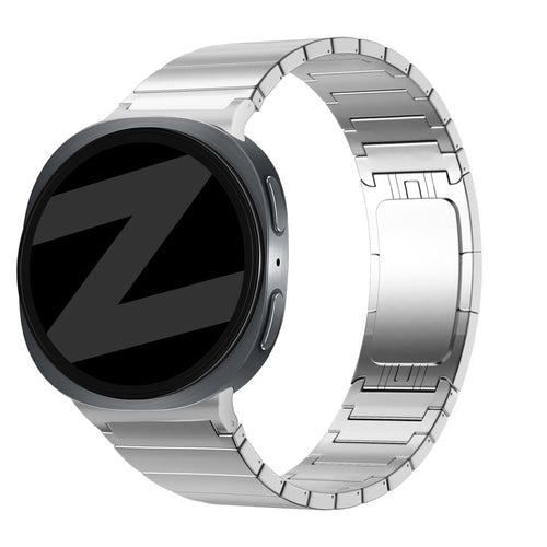 Bandz Samsung Galaxy Watch 9 - 40mm Titanarmband 'One Bead' (Silber)