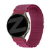 Bandz Withings Steel HR Sport Alpine Nylonarmband (Rosa-Rot)