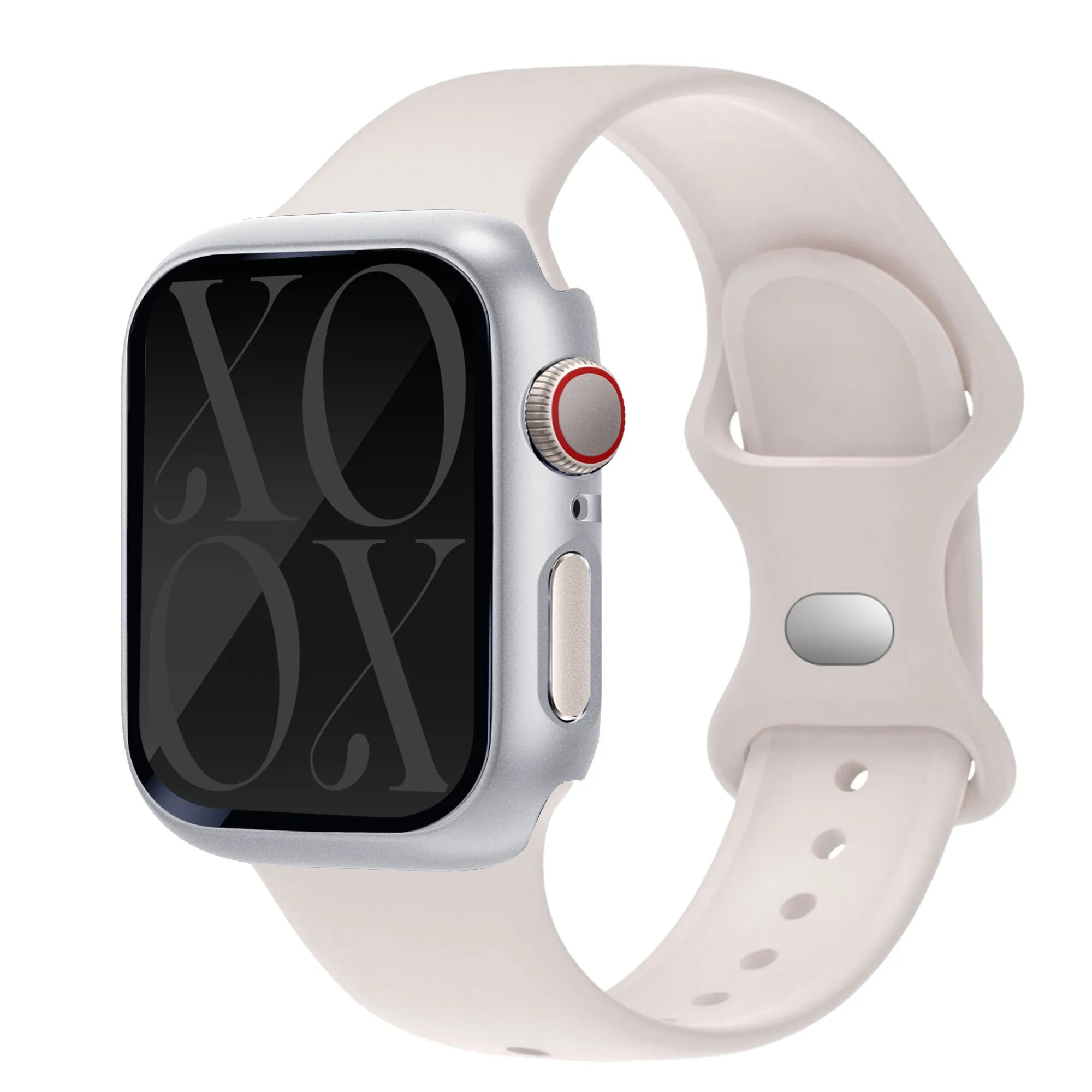 xoxo Wildhearts Apple Watch Hülle - Silber