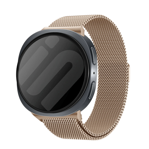 Samsung Galaxy Watch 8 - 44mm Milanese Armband (Roségold)