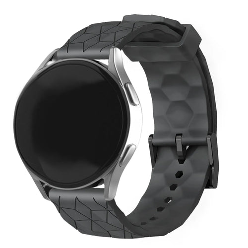 Polar Street X 'Hexagon' Silikonarmband (Schwarz)